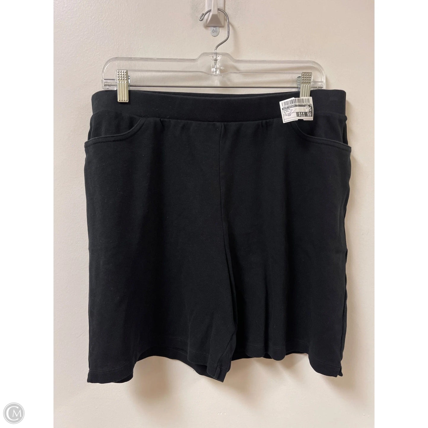 Shorts By Kim Rogers In Black, Size: 12