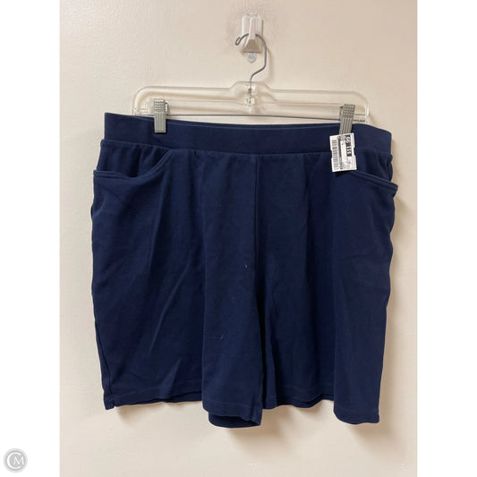 Shorts By Kim Rogers In Blue, Size: 12