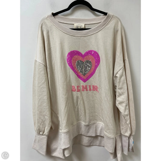 Sweater By Fantastic Fawn In Cream, Size: L