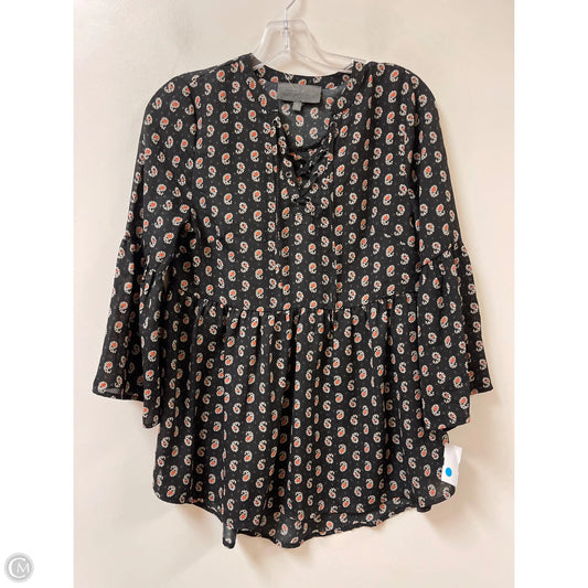 Top Long Sleeve By Sunday In Brooklyn In Black & Orange, Size: Xs