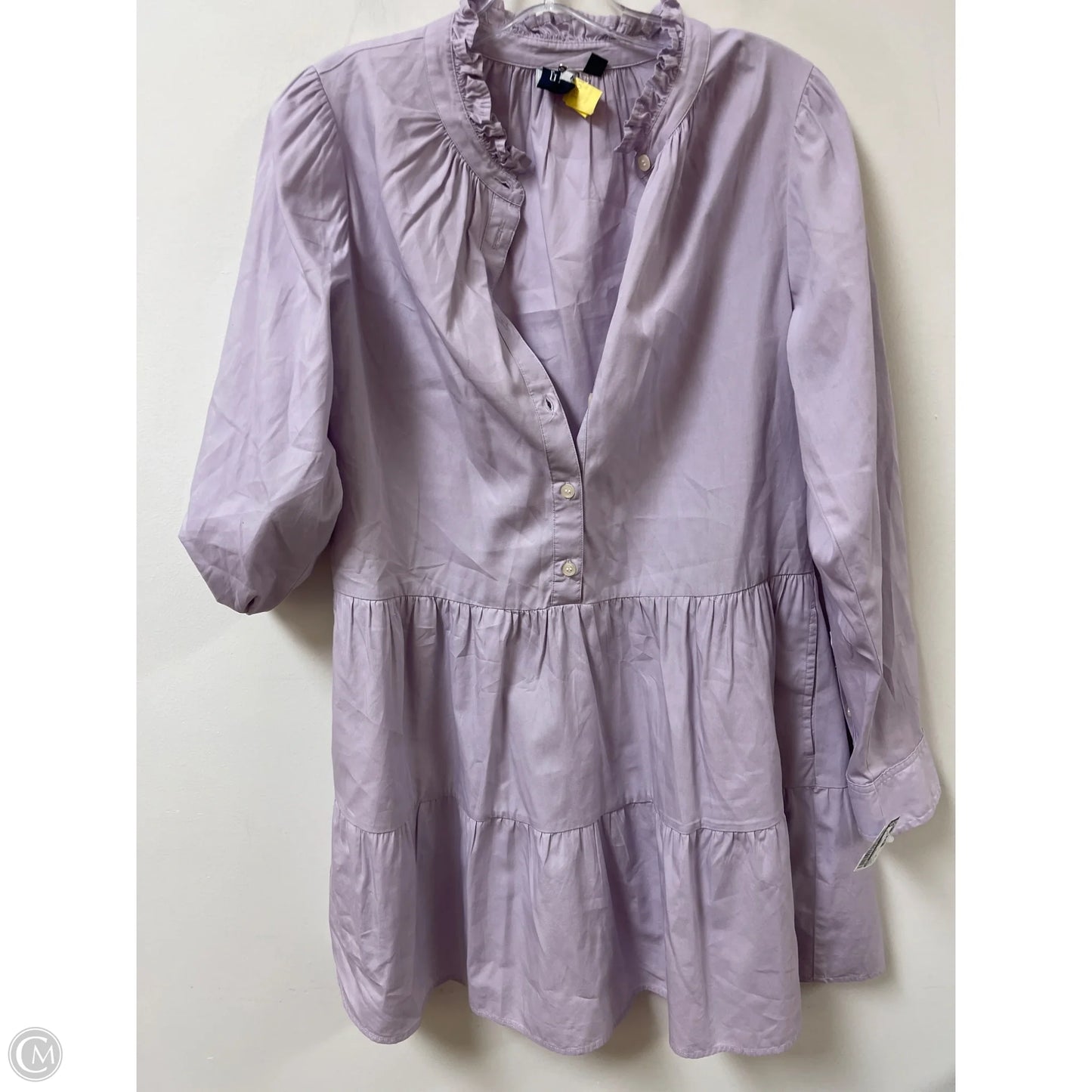 Dress Casual Midi By Gap In Purple, Size: Sp