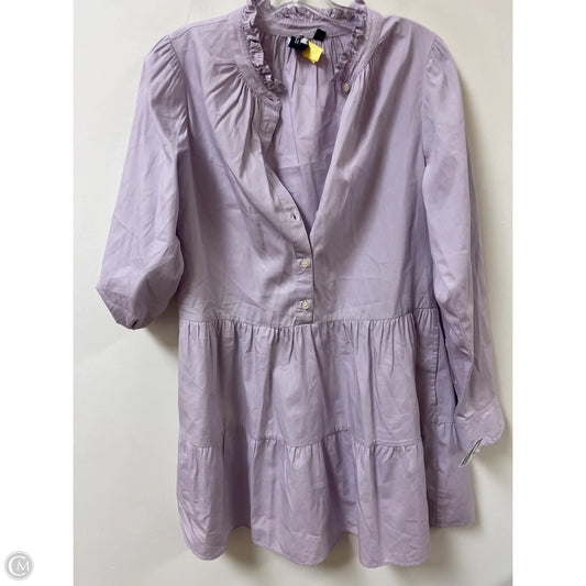 Dress Casual Midi By Gap In Purple, Size: Sp