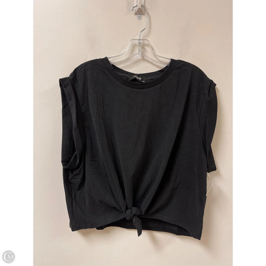 Top Short Sleeve By Clothes Mentor In Black, Size: 3x
