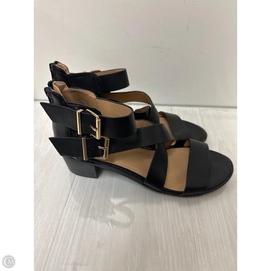 Sandals Heels Block By American Eagle In Black, Size: 9.5
