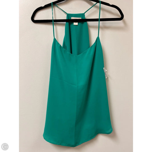 Top Sleeveless By Loft In Green, Size: S