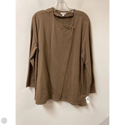 Jacket Other By Pure Jill In Brown, Size: L