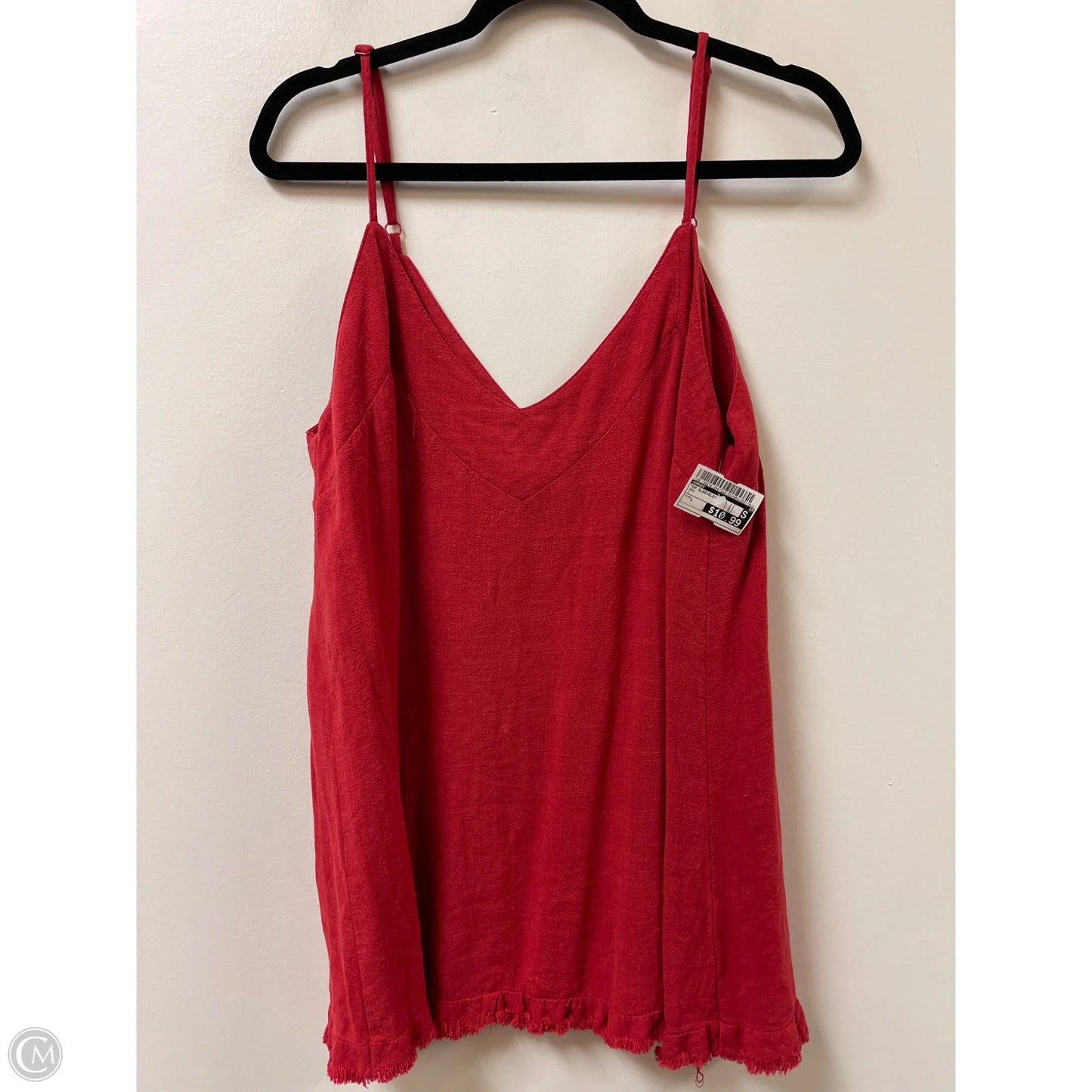 Top Sleeveless By Umgee In Red, Size: L