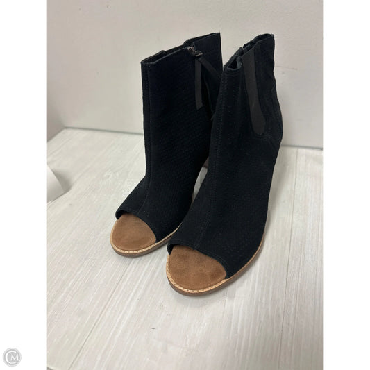 Shoes Heels Block By Toms In Black, Size: 9.5