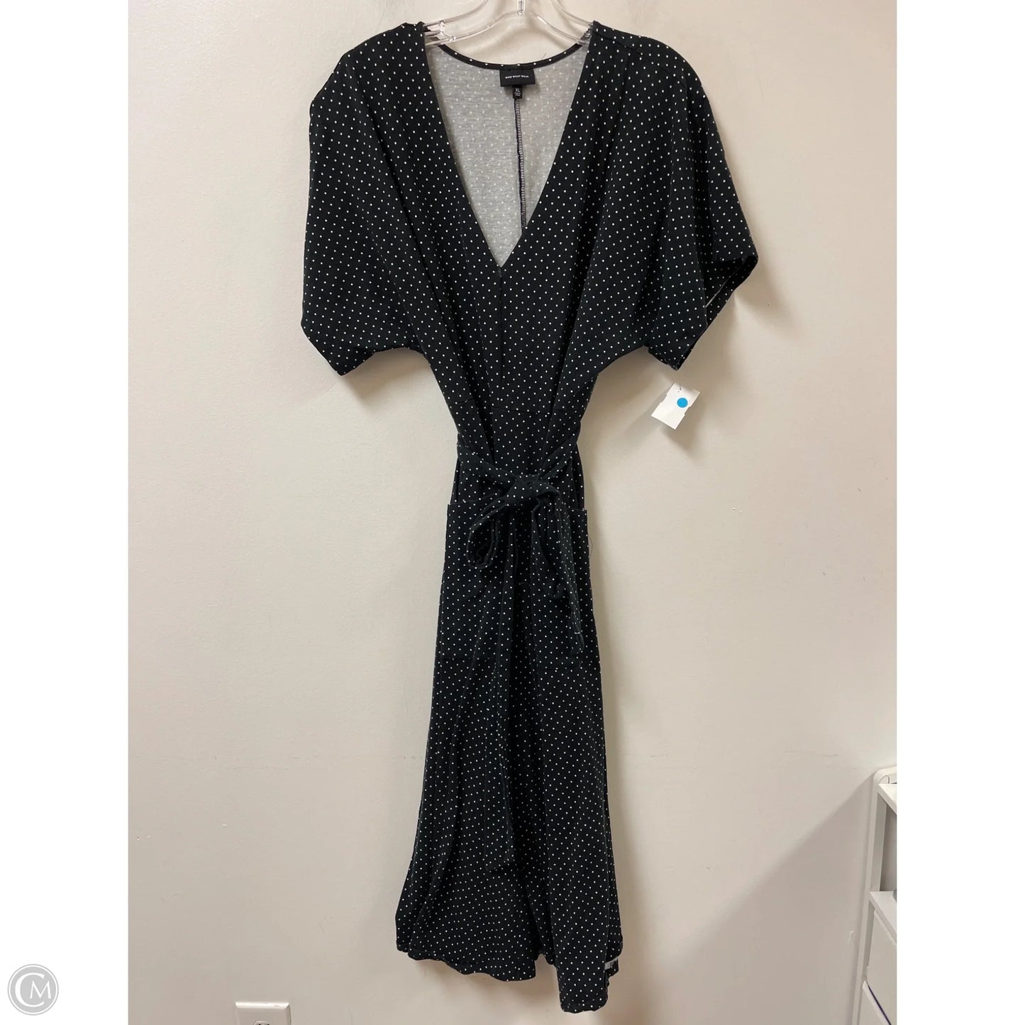 Dress Casual Midi By Who What Wear In Polkadot Pattern, Size: Xl