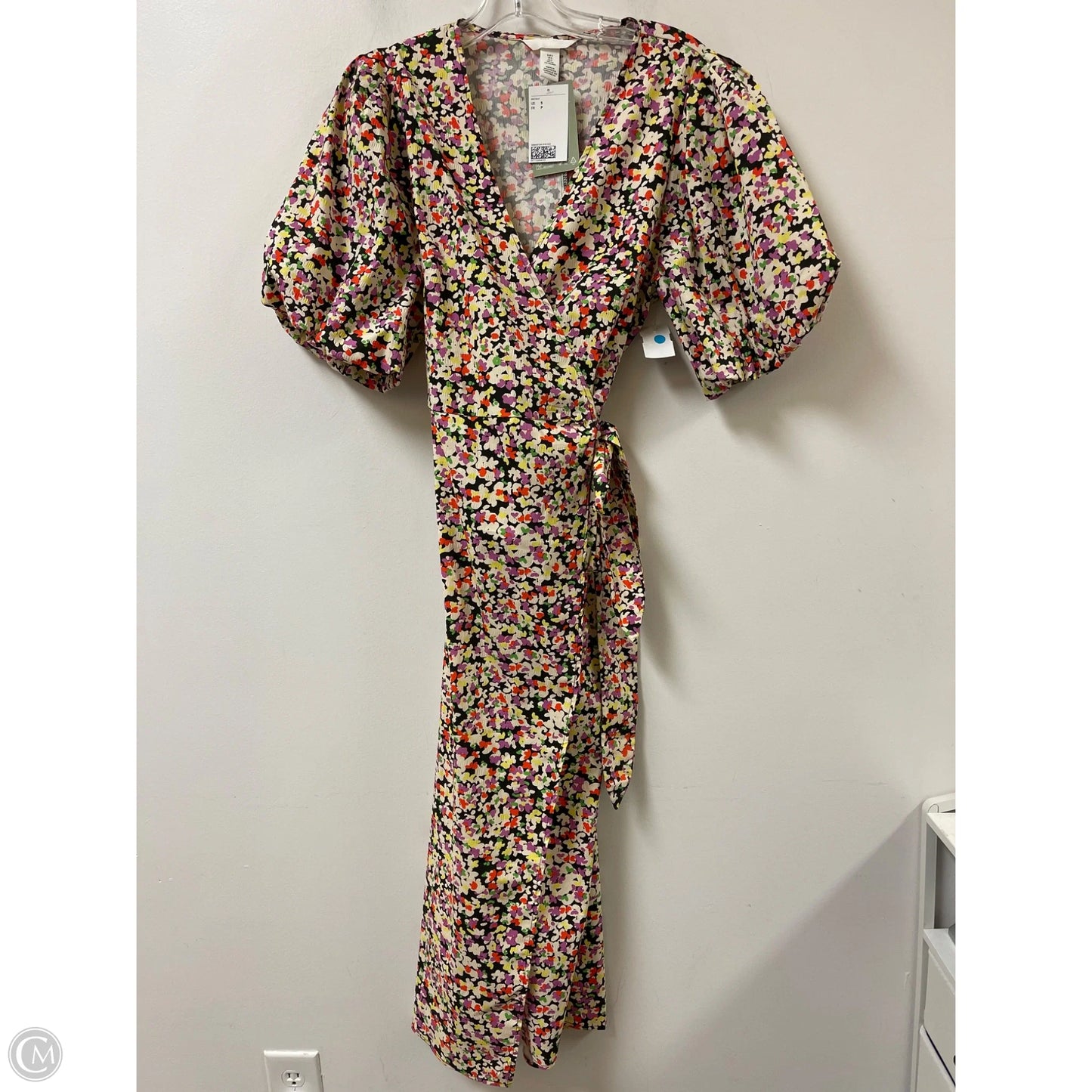 Dress Casual Midi By H&m In Floral Print, Size: S