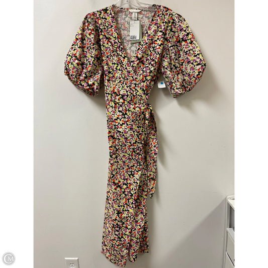 Dress Casual Midi By H&m In Floral Print, Size: S