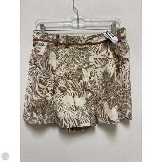 Shorts By Club Monaco In Brown & Cream, Size: 4