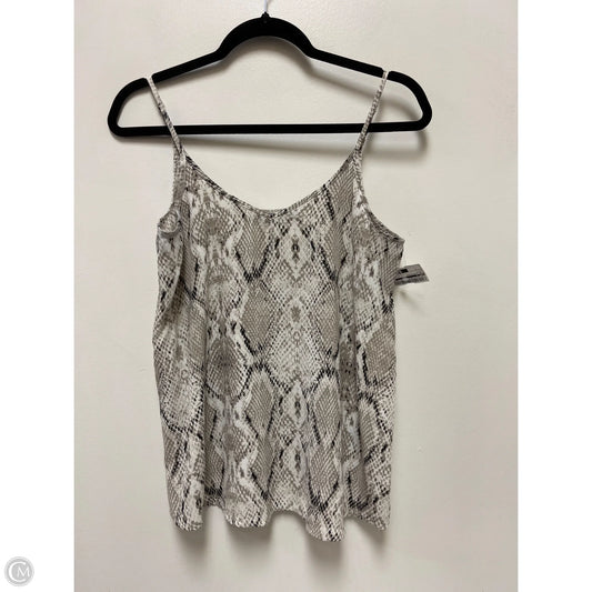 Top Sleeveless By Apt 9 In Cream, Size: S