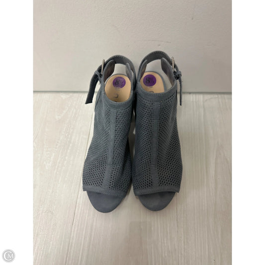 Shoes Heels Block By Unisa In Blue, Size: 8.5