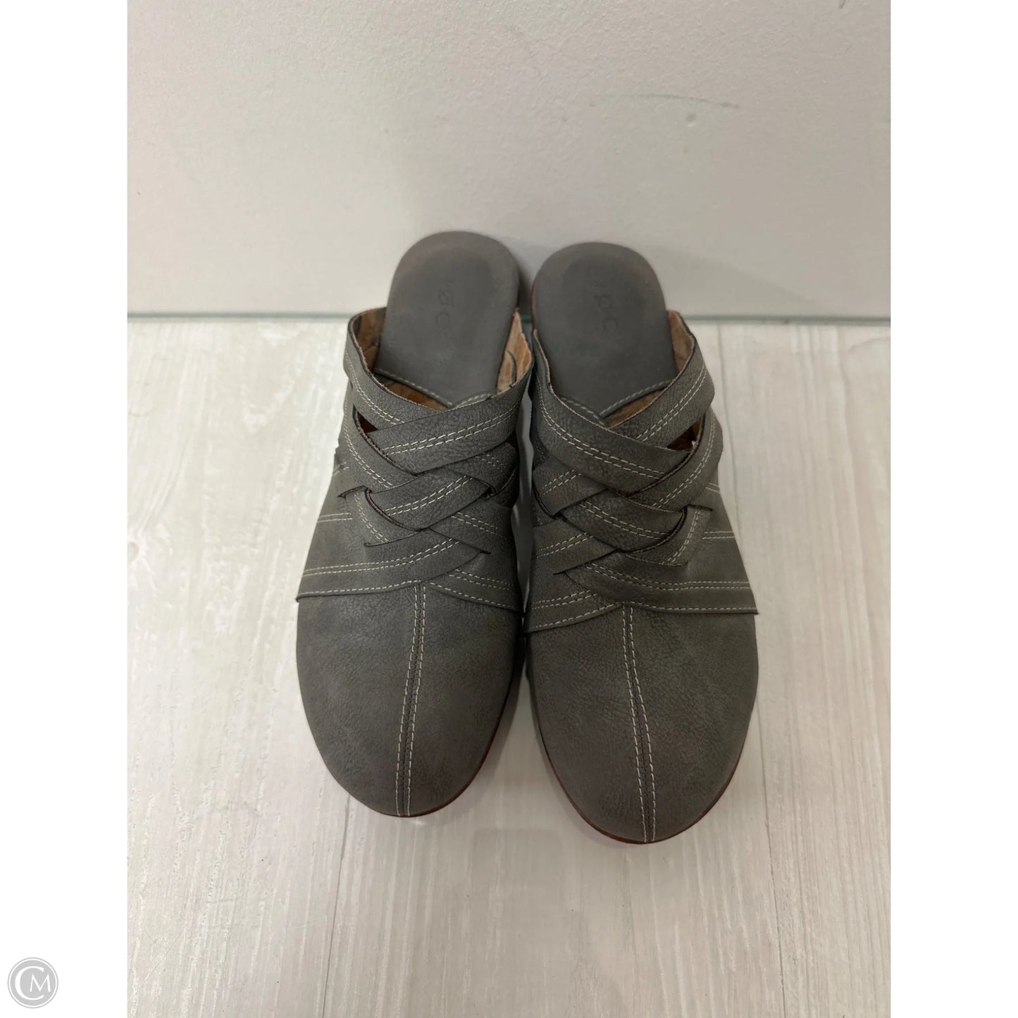 Shoes Heels Block By Boc In Grey, Size: 8.5