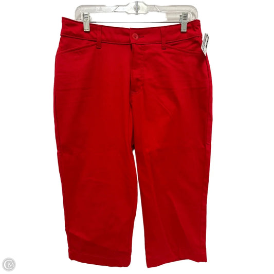 Pants Cropped By St Johns Bay In Red, Size: 10