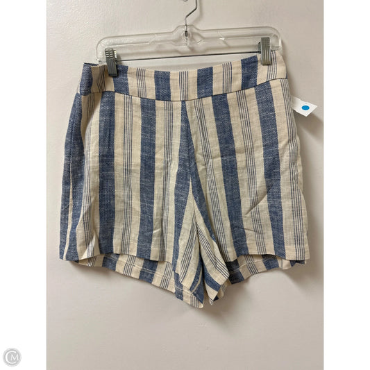 Shorts By Madison In Blue & Cream, Size: 14