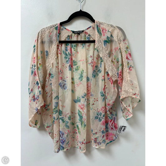Kimono By Express In Floral Print, Size: S