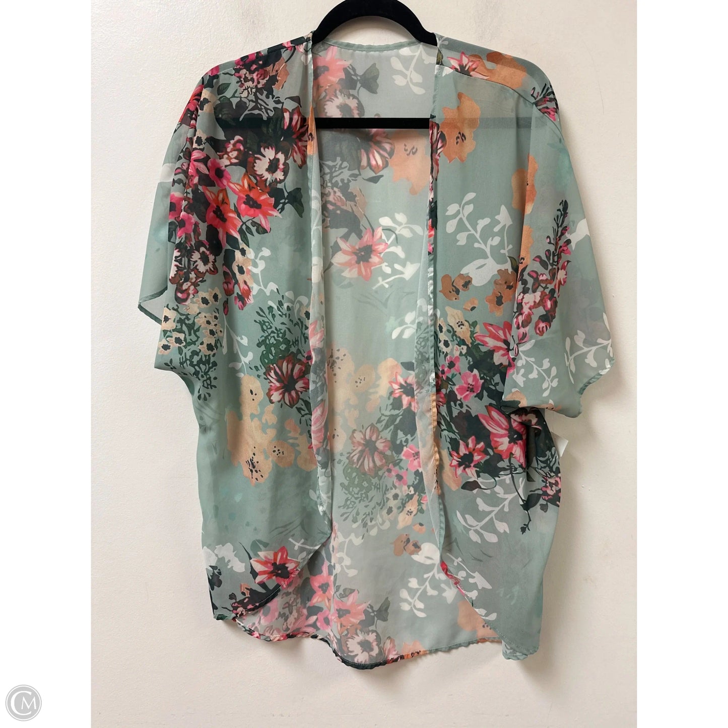 Kimono By Clothes Mentor In Green, Size: S