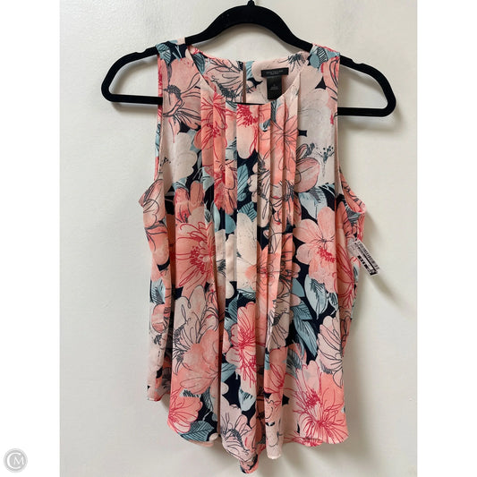 Top Sleeveless By Ann Taylor In Pink, Size: S