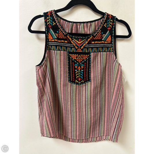 Top Sleeveless By Clothes Mentor In Multi-colored, Size: S