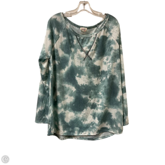 Top Long Sleeve By Bibi In Green, Size: Xl