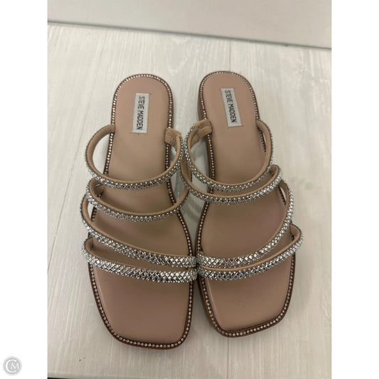 Sandals Flats By Steve Madden In Cream, Size: 11