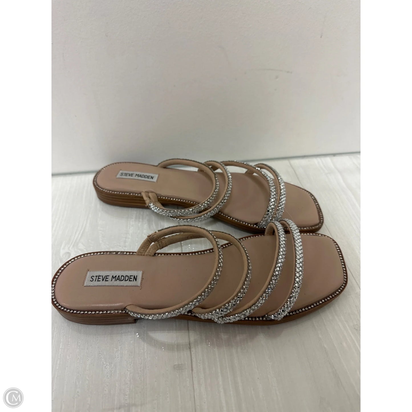 Sandals Flats By Steve Madden In Cream, Size: 11