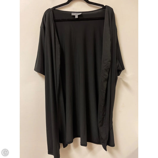 Cardigan By Jessica London In Black, Size: 3x