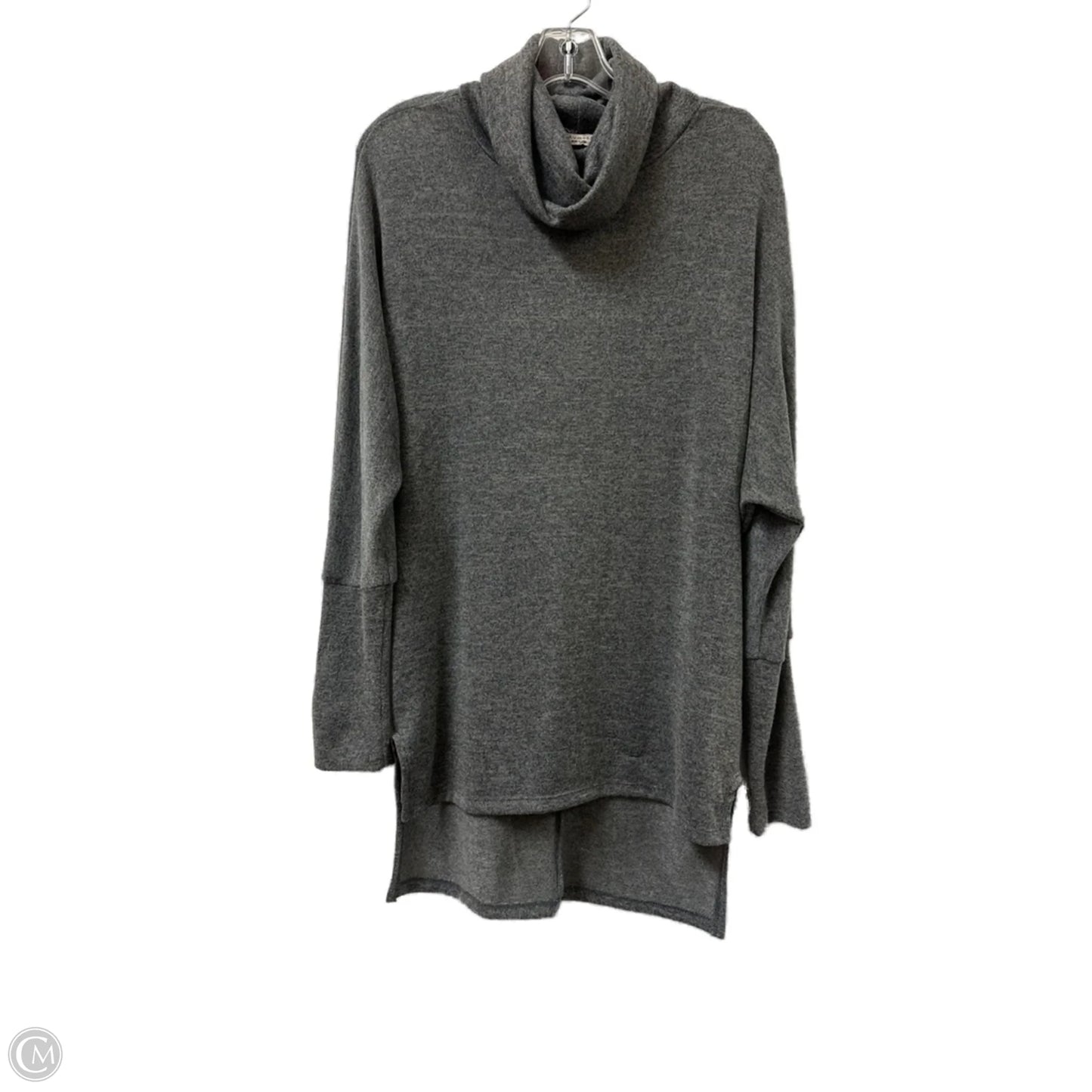 Tunic Long Sleeve By Promesa In Grey, Size: Osfm