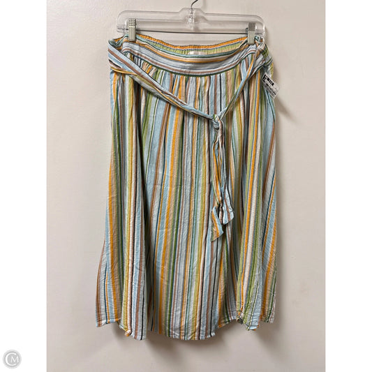 Skirt Midi By Lc Lauren Conrad In Multi-colored, Size: 14