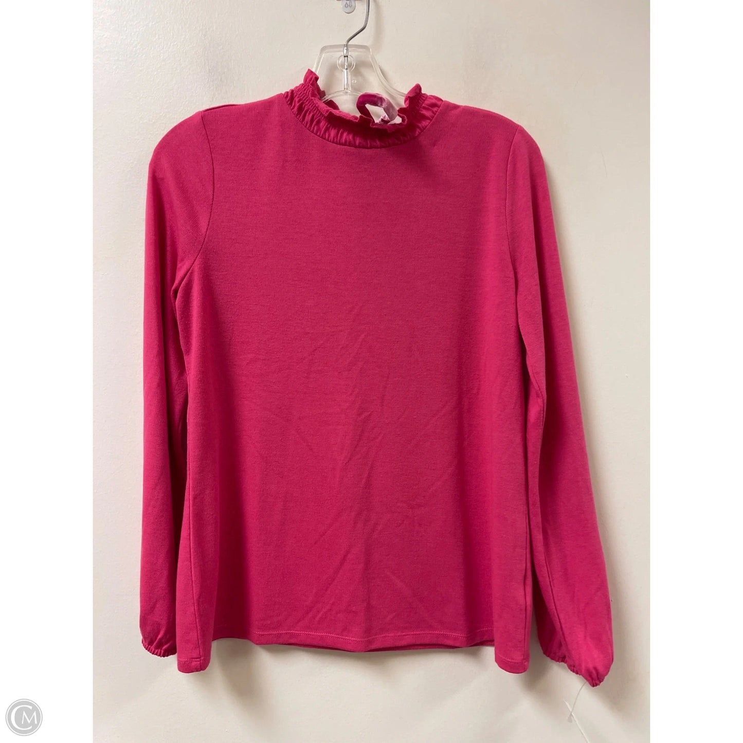 Top Long Sleeve By Talbots In Pink, Size: Mp