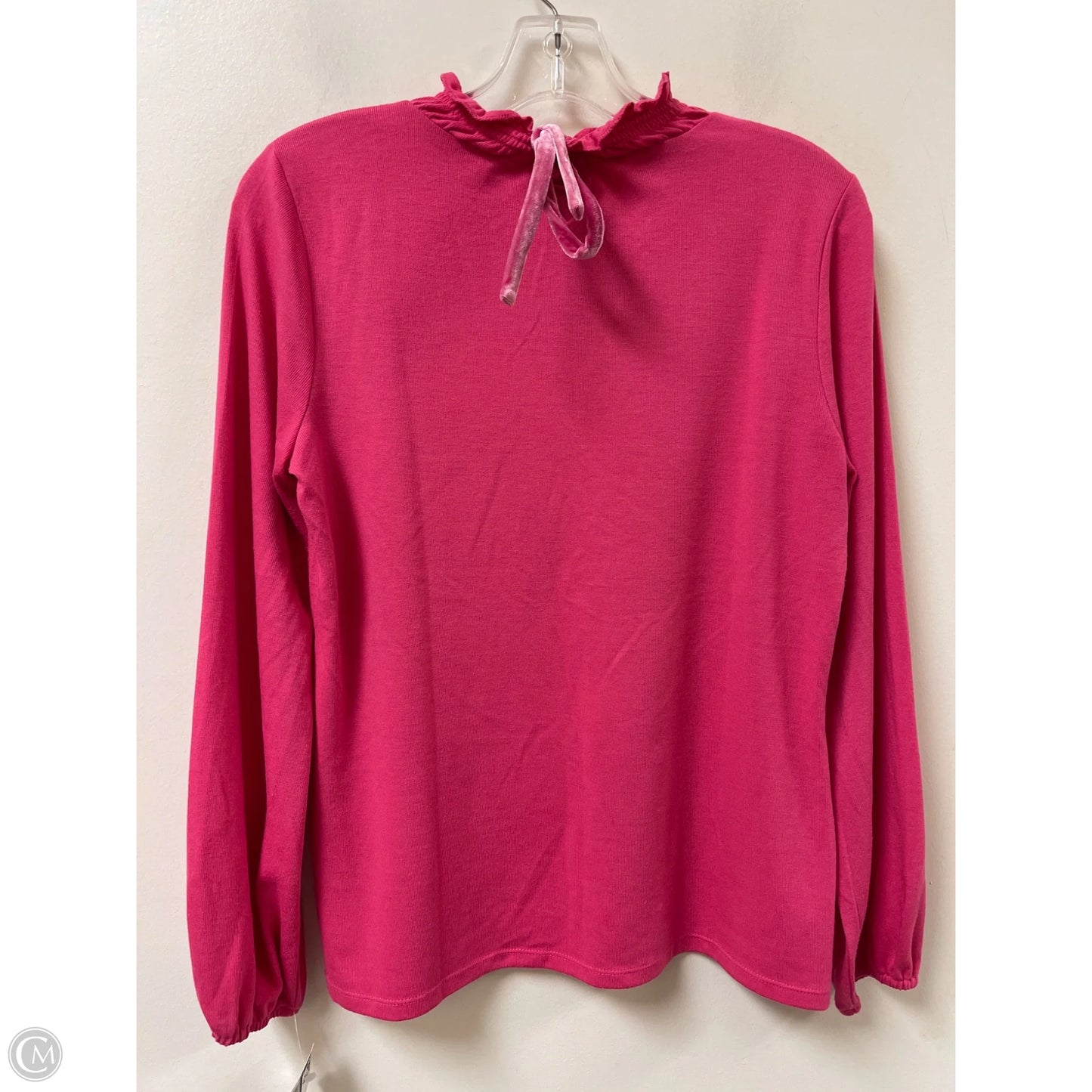 Top Long Sleeve By Talbots In Pink, Size: Mp