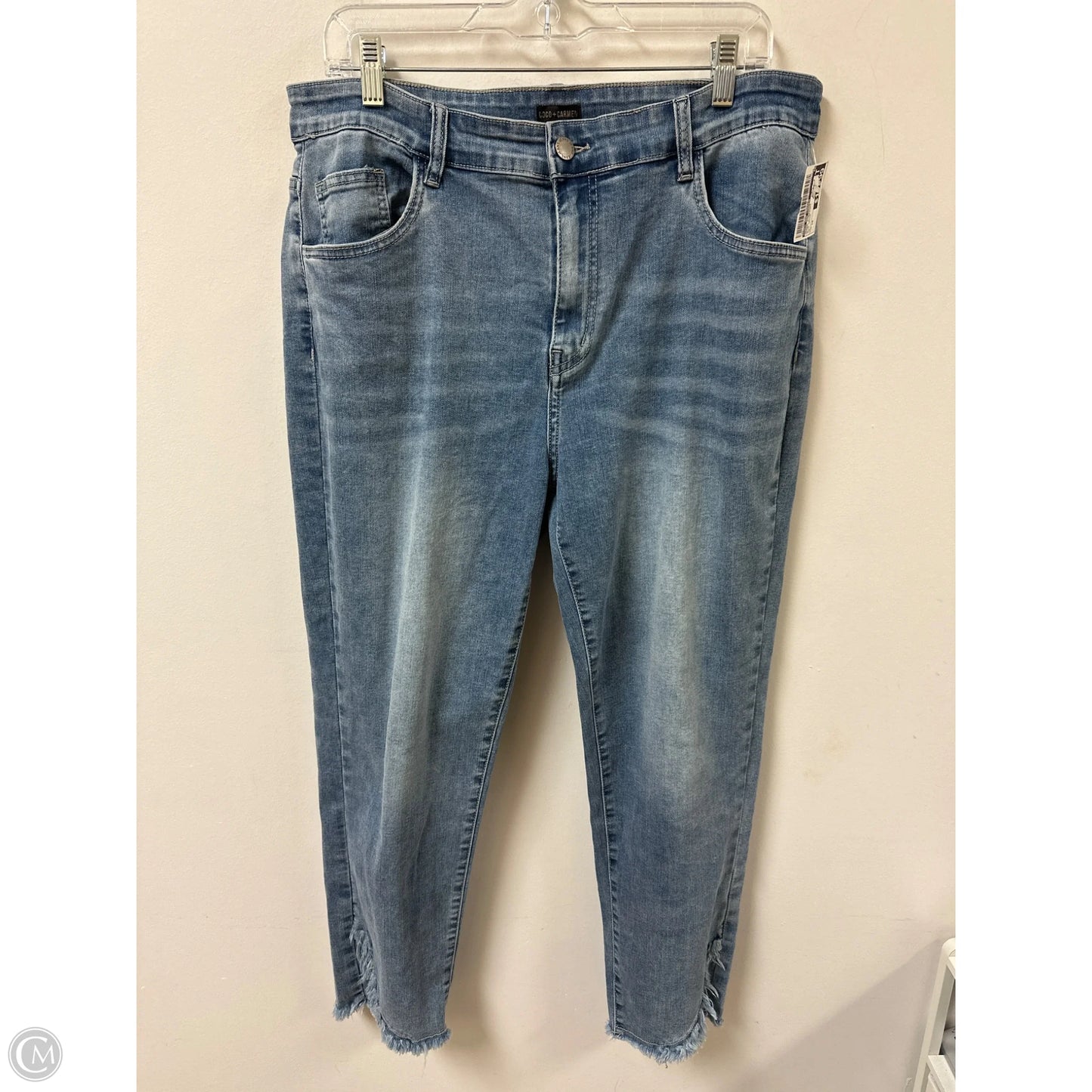 Jeans Straight By Coco And Carmen In Blue Denim, Size: 14