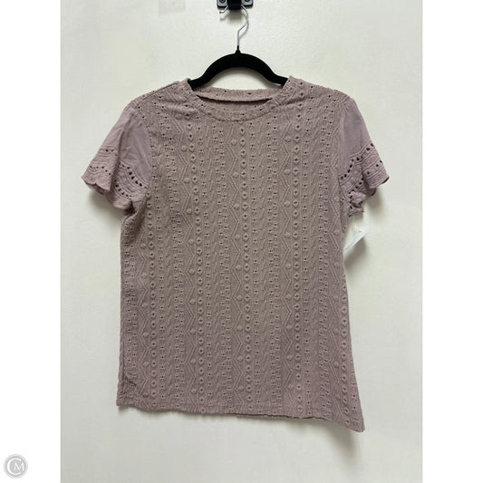 Top Short Sleeve By Clothes Mentor In Purple, Size: S