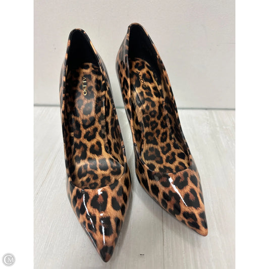 Shoes Heels Stiletto By Aldo In Animal Print, Size: 10