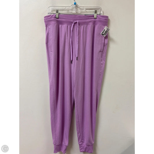 Athletic Pants By Tek Gear In Purple, Size: L