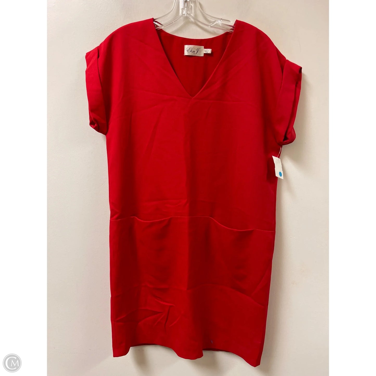 Dress Casual Midi By Eliza J In Red, Size: S