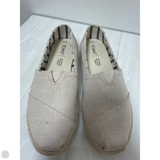 Shoes Flats By Toms In Cream, Size: 7.5
