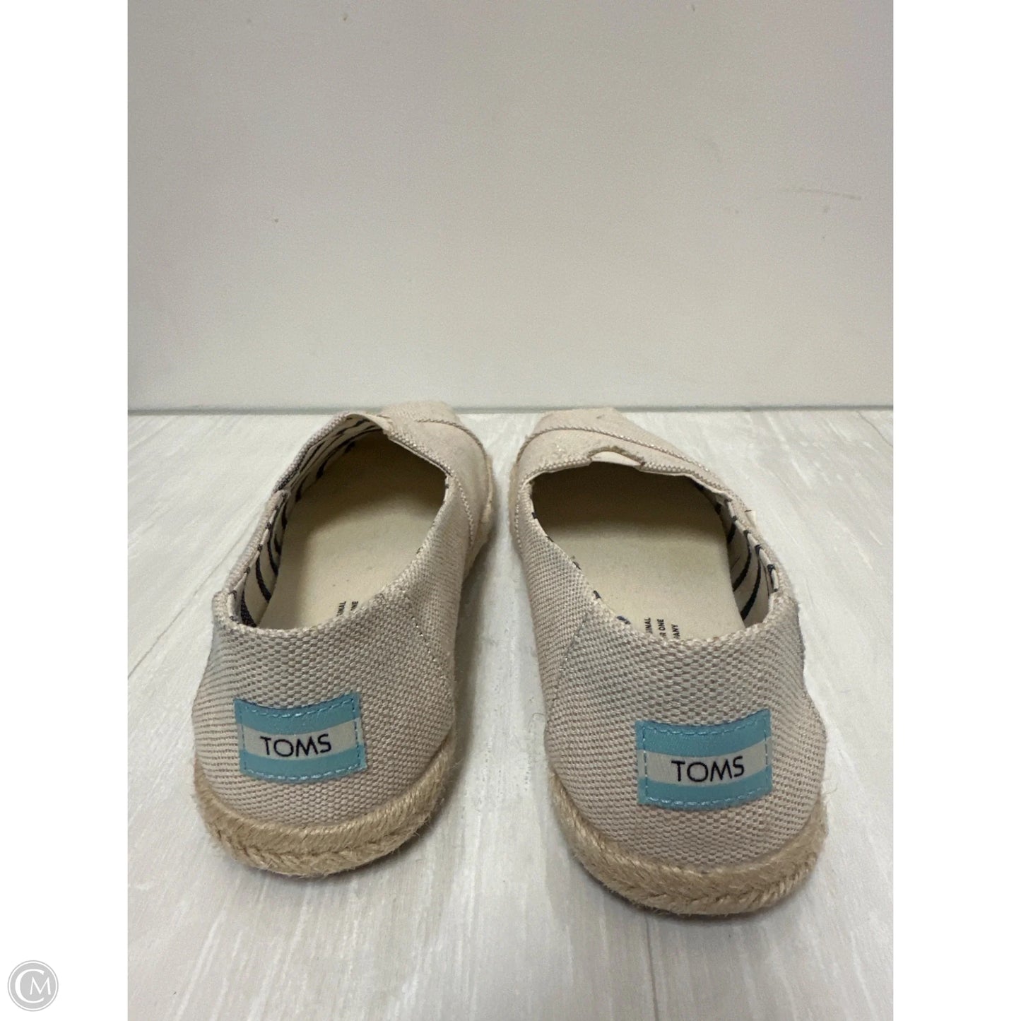 Shoes Flats By Toms In Cream, Size: 7.5