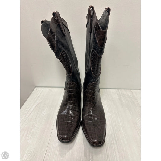 Boots Leather By Brighton In Brown, Size: 7.5