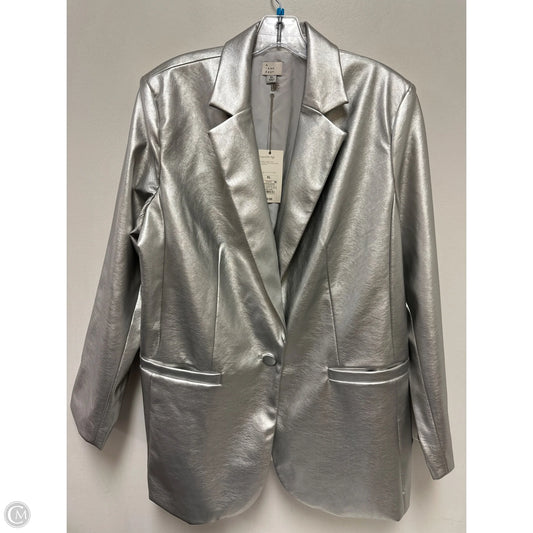 Blazer By A New Day In Silver, Size: Xl