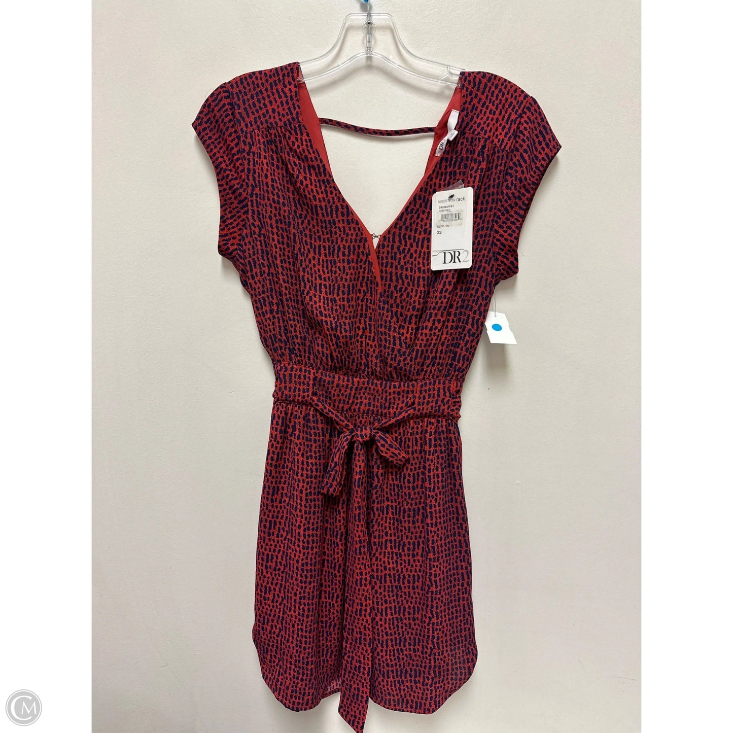 Dress Casual Midi By Dr2 In Blue & Orange, Size: Xs