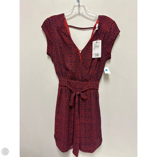 Dress Casual Midi By Dr2 In Blue & Orange, Size: Xs