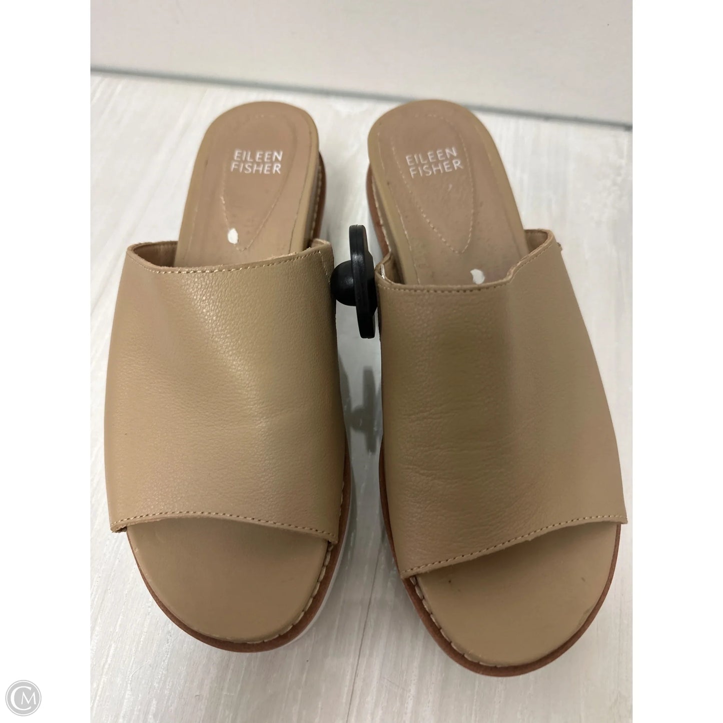 Shoes Heels Platform By Eileen Fisher In Cream, Size: 6.5