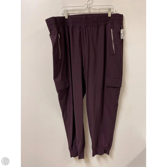Athletic Pants By Old Navy In Red, Size: 2x