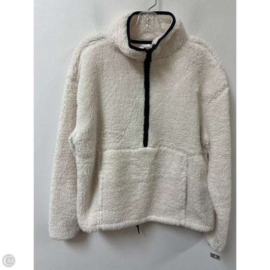 Jacket Faux Fur & Sherpa By No Boundaries In Cream, Size: Xl