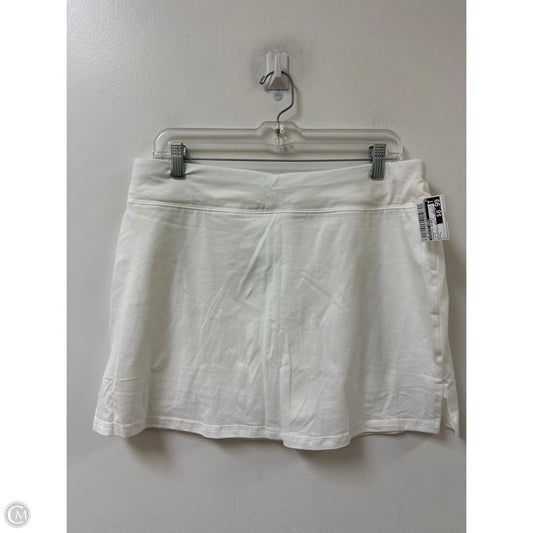Athletic Skirt By Athletic Works In White, Size: L