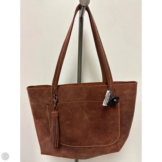 Handbag Leather By Clothes Mentor, Size: Large