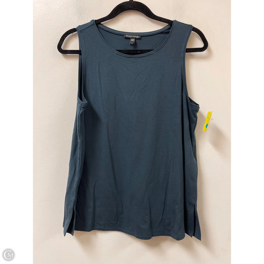 Top Sleeveless By Eileen Fisher In Navy, Size: S